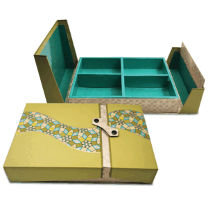 crystal dry fruit box 650 to 1000 gms 4 part box